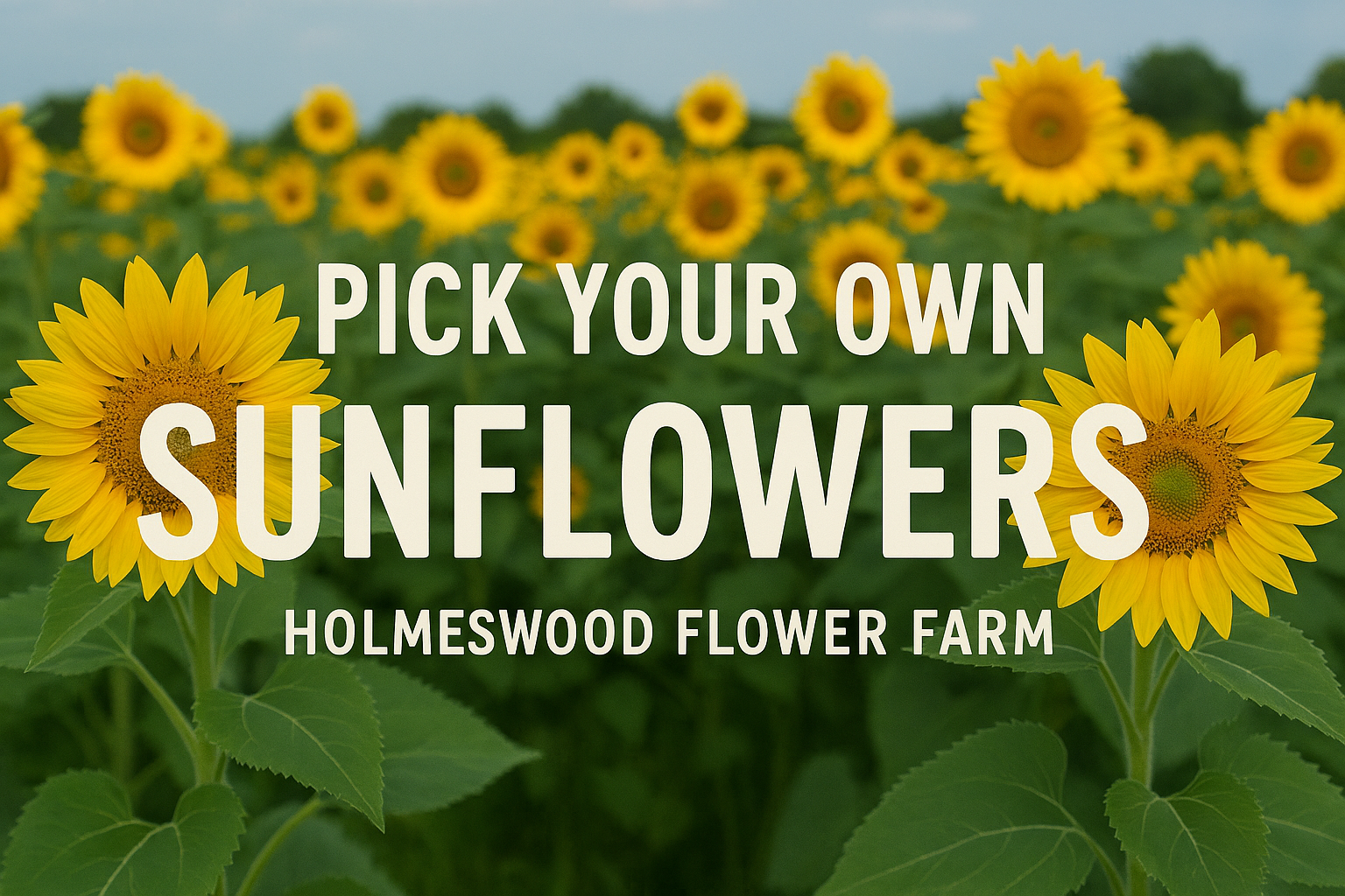 Growing Sunflowers Perfection: Holmeswood Flower Farm’s Pick Your Own Experience in Ormskirk